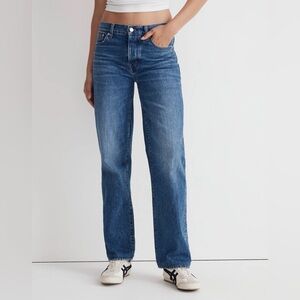 Madewell Low-Slung Straight Jeans